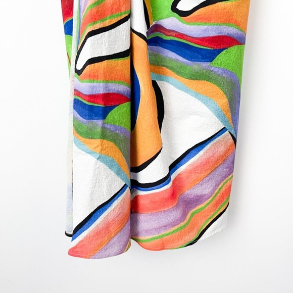 Mara Hoffman Samara Strapless Cutout Midi Dress Alegasia Print - Picture 5 of 12